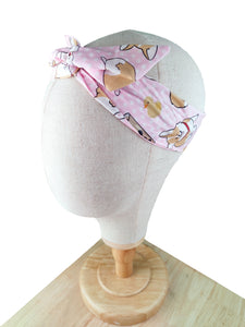 Corgi And Bubble Tea Wired Headband