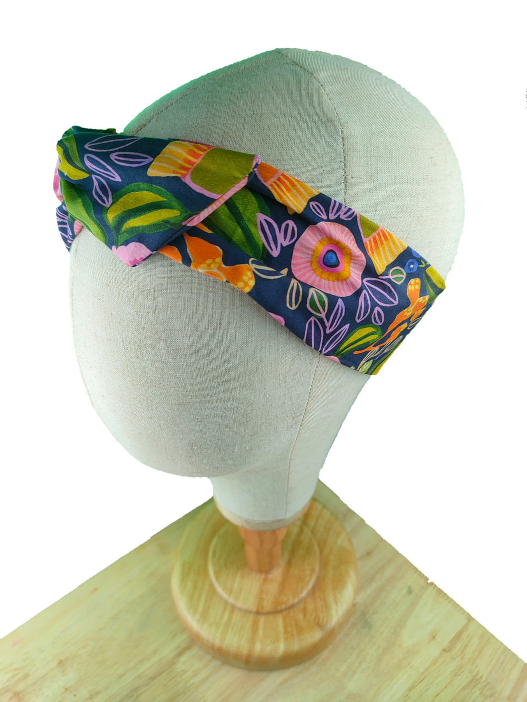 Multi colour floral Wired Headband