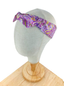 Purple feather shape Wired Headband
