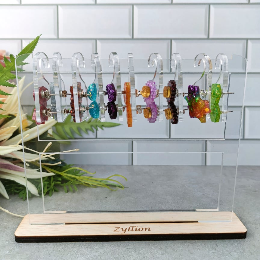 Studs hanger stand, earring organiser
