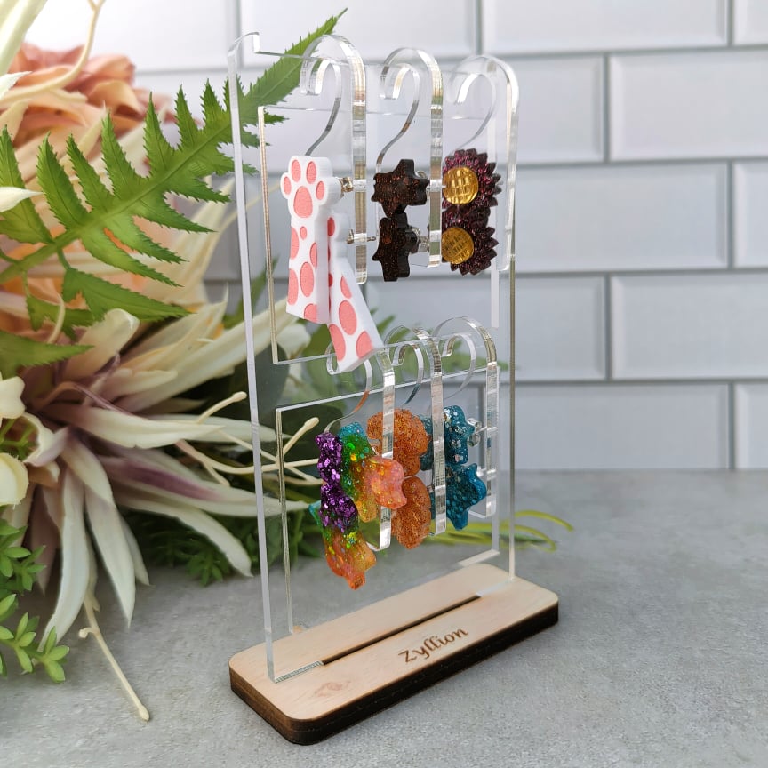 Mini studs hanger stand, earring organiser