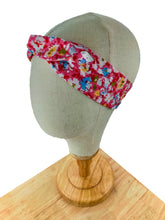 Load image into Gallery viewer, Pink Flower Wired Headband
