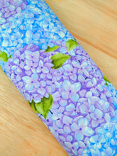 Load image into Gallery viewer, Purple &amp; Blue Flower Wired Headband