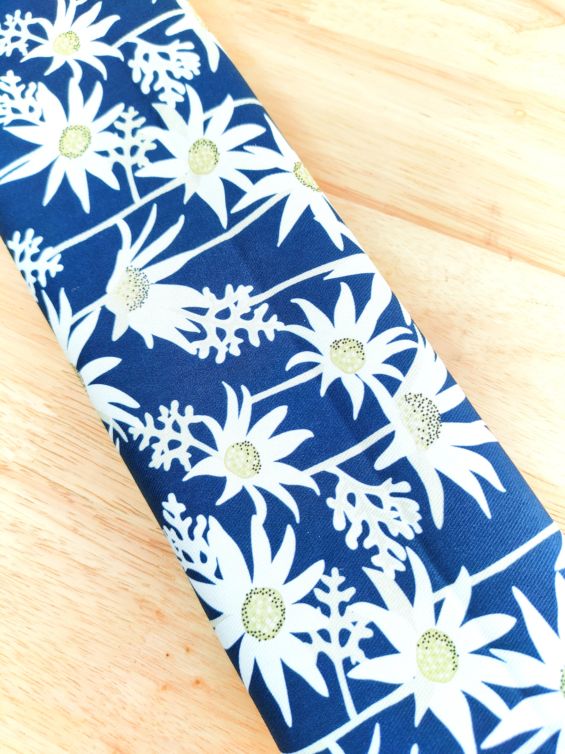 Flower Blue Wired Headband