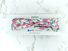 Load image into Gallery viewer, Floral White 2 Wired Headband