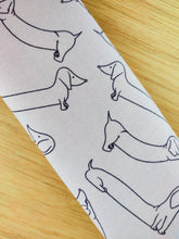 Load image into Gallery viewer, Sausage Dog Pale Pink Wired Headband
