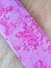 Load image into Gallery viewer, Pink Floral Wired Headband