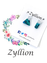 Load image into Gallery viewer, Mini Test Tube &amp; Conical Flask Studs Sterling Silver Earrings - Zyllion