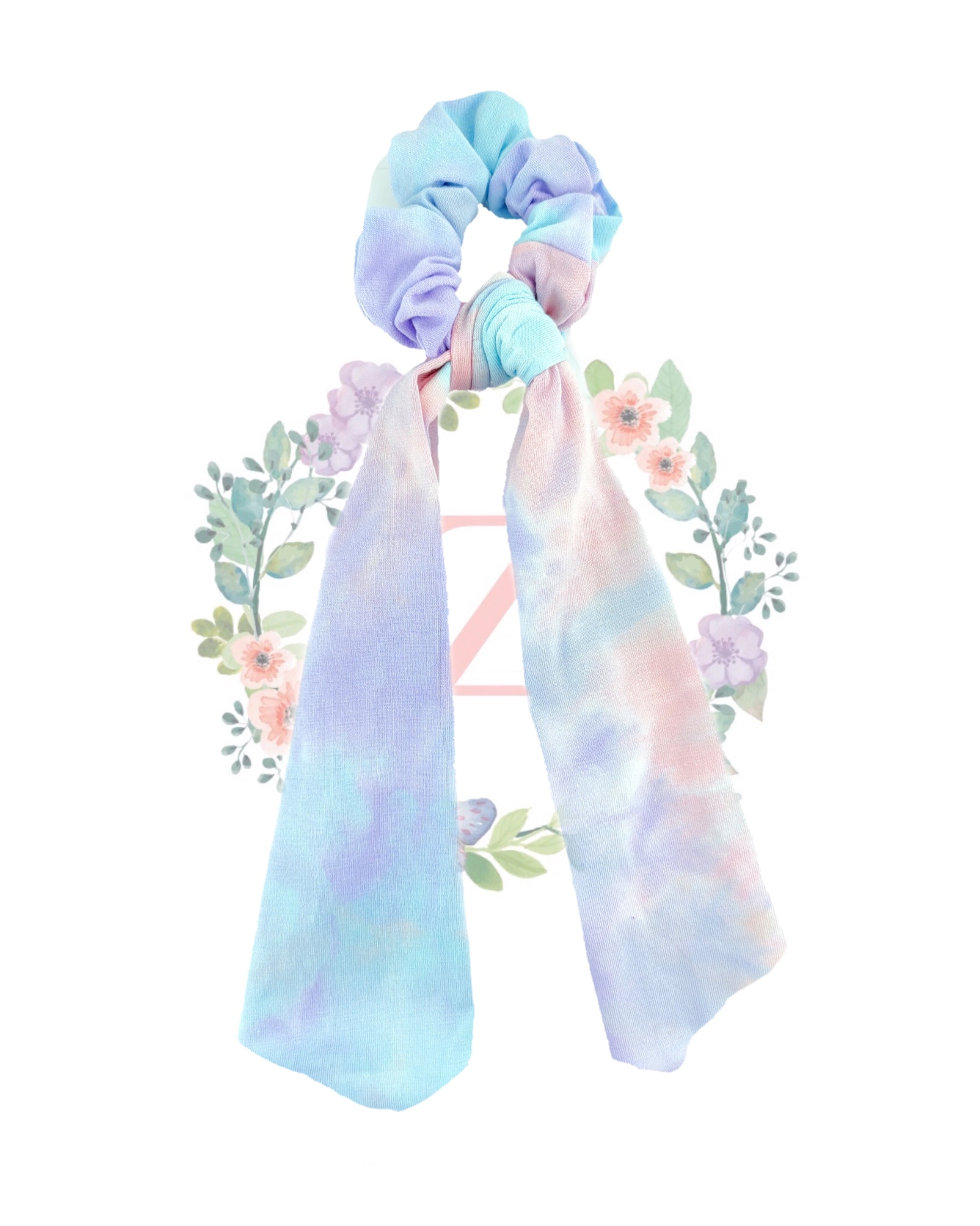 Tie Dye 2 Hair Scarf Scrunchies