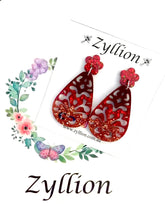 Load image into Gallery viewer, Water Droplet Colour Gradient Sterling Silver Earrings - Zyllion