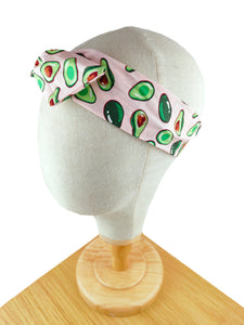 Pink Avocado Wired Headband