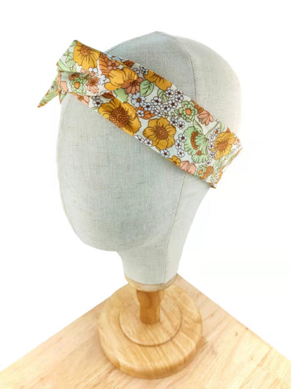 Yellow flower bloom in spring Wired Headband