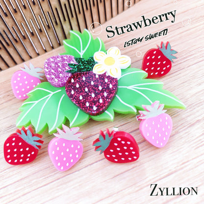 Strawberry Brooch